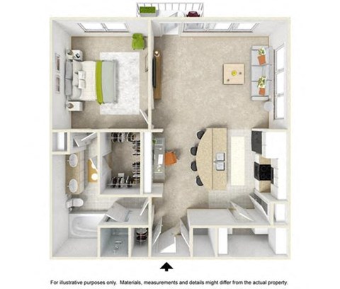 The Ozark Floor Plan at Highline Urban Lofts, Cypress, Texas